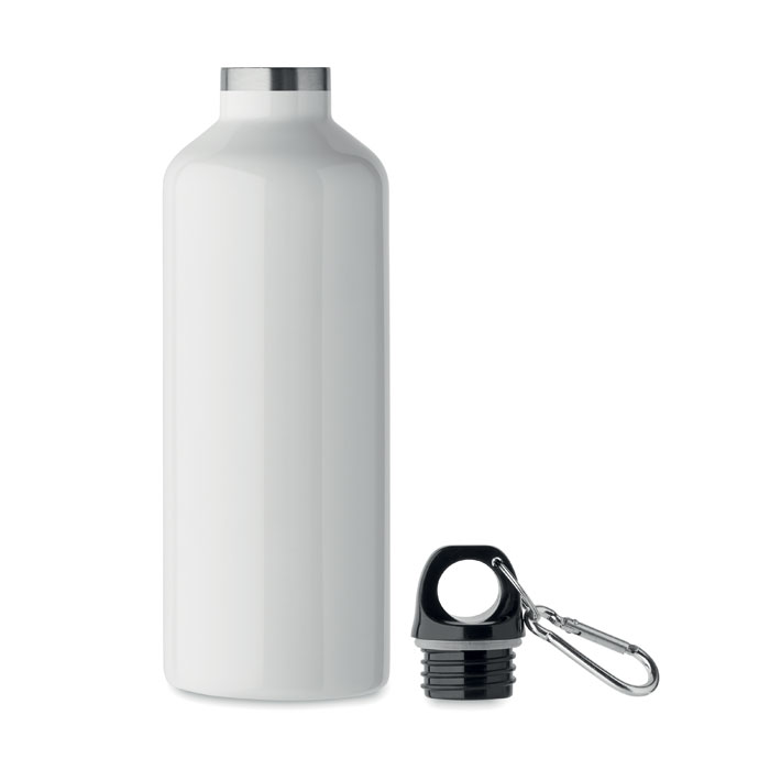 Double wall bottle 500 ml Bianco item picture open