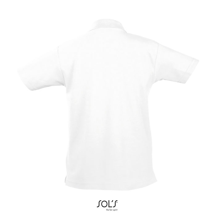 SUMMER II KIDS Polo 170g Bianco item picture back