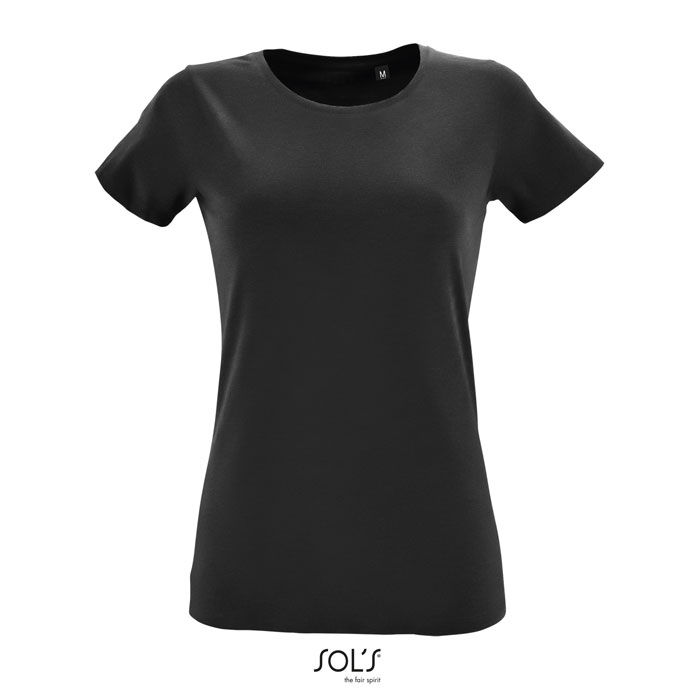 REGENT F WOMEN T-SHIRT 150g deep black item picture front