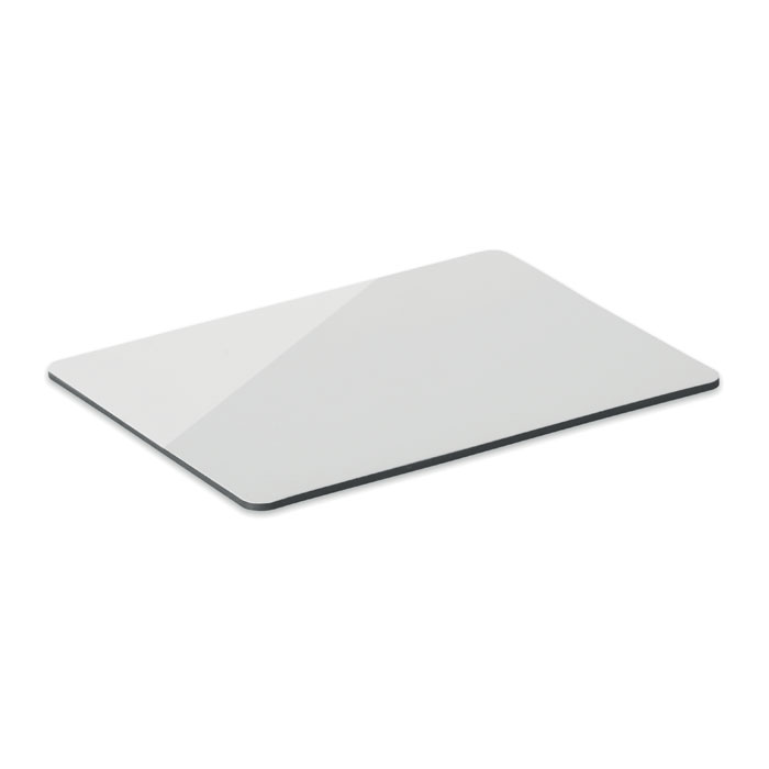 Magnete rettangolare in PVC Bianco item picture side