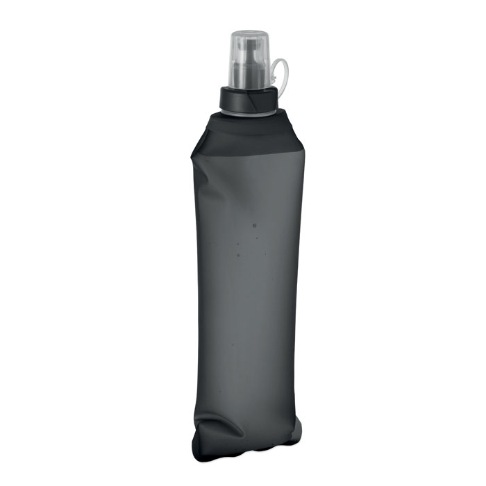 Borraccia pieghevole da 500 ml Nero item picture back