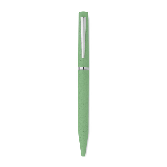 Wheat straw/ABS twist pen Verde item picture back