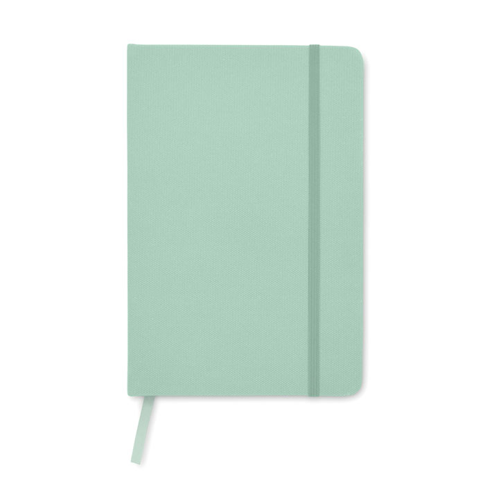 Notebook A5 in 600D RPET Verde Menta item picture back