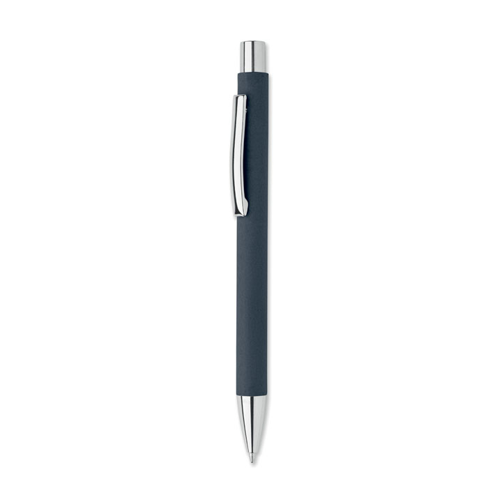 Recycled paper push ball pen Francese Navy item picture front