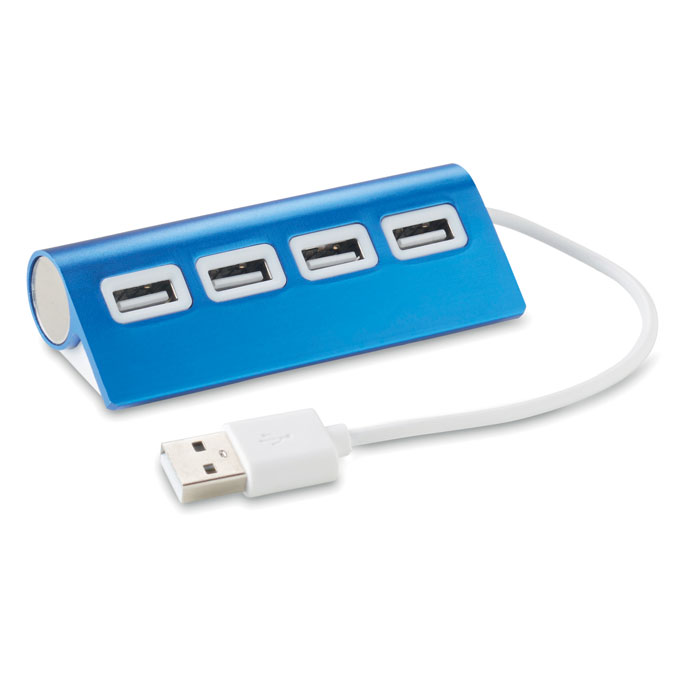 Hub 4 porte USB blue item picture front
