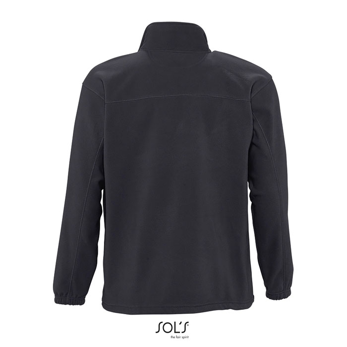 NORTH Zipped Fleece Jacket Grigio Carbone item picture back