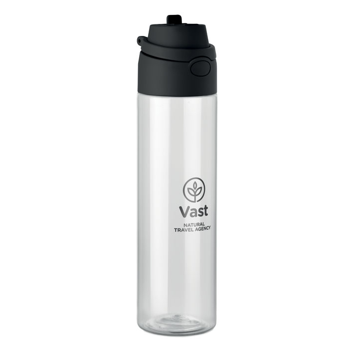 Bottiglia RPET 700ml Nero item picture printed