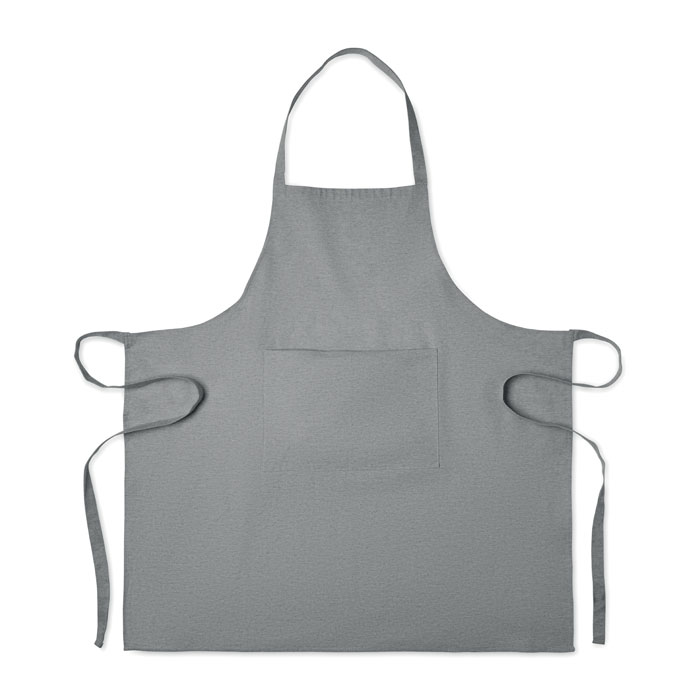 Grembiule da cucina in cotone rici Grigio item picture front