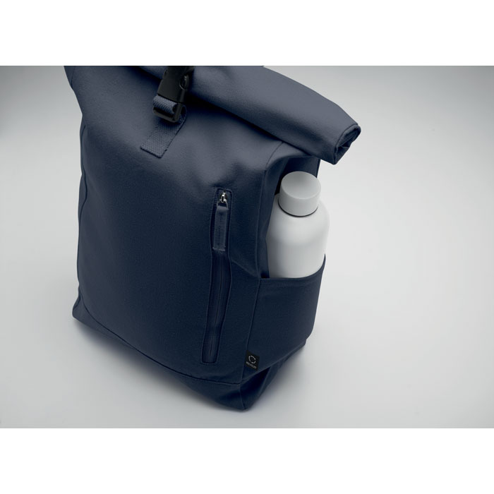 Roll top backpack 390 gr/m² Francese Navy item detail picture