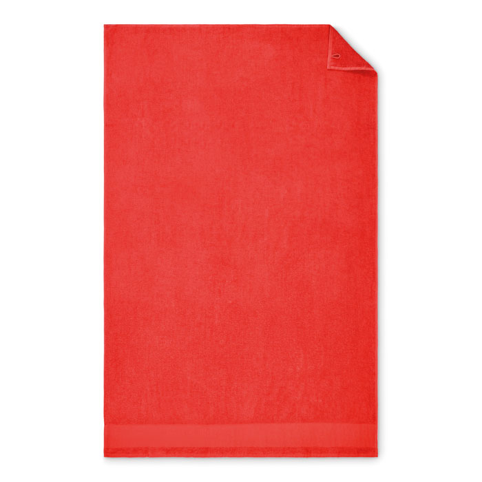 Asciugamano da bagno in cotone Rosso item picture back