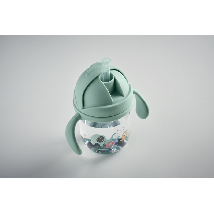 Baby sippy cup in Tritan. Verde Menta item detail picture