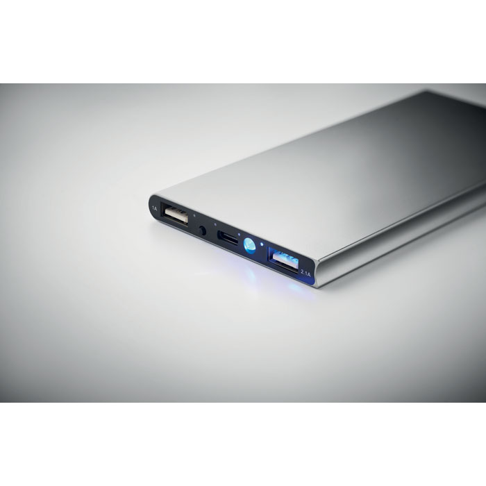 Power bank 8000 mAh Argento Opaco item picture 4