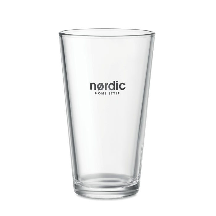 Bicchiere in vetro 300ml transparent item picture printed