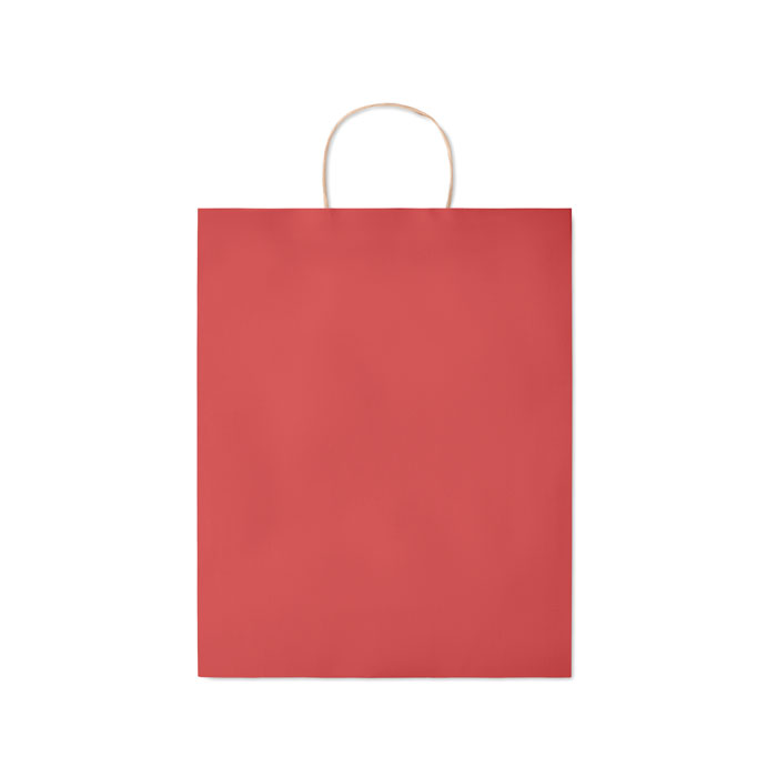 Large Gift paper bag 90 gr/m² Rosso item picture back