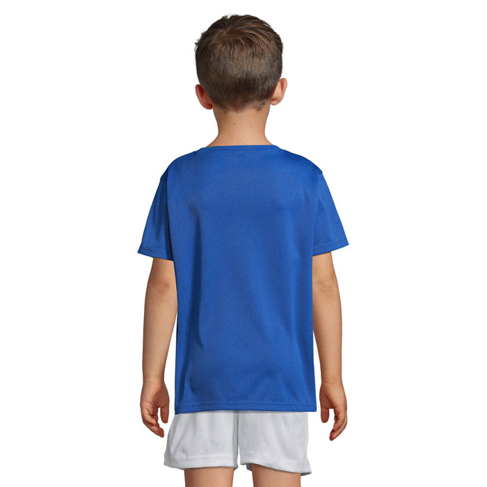 .PRINT KIDS SPORTS T-SHIRT Blu Royal item picture back