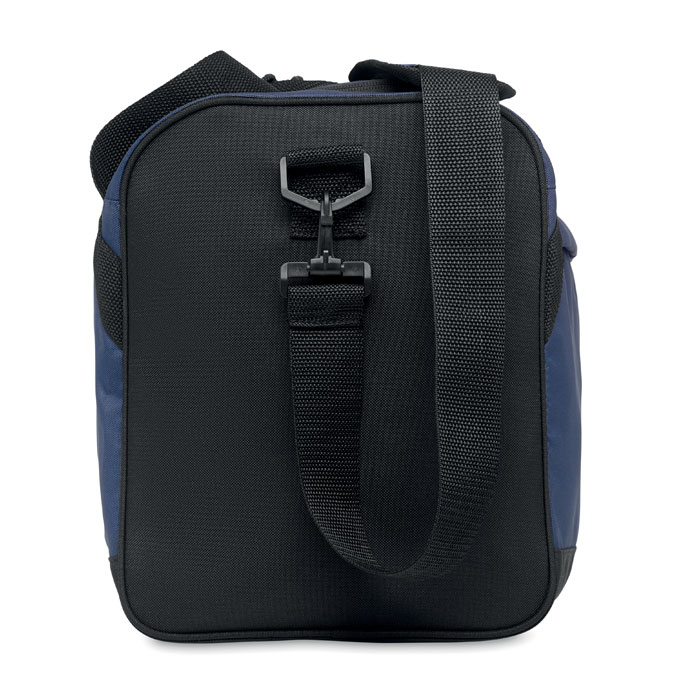 600D RPET sports bag Blu item picture open