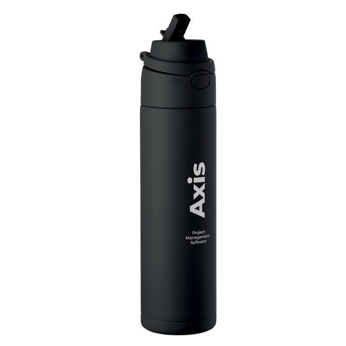 Double wall bottle 500 ml Nero item picture printed