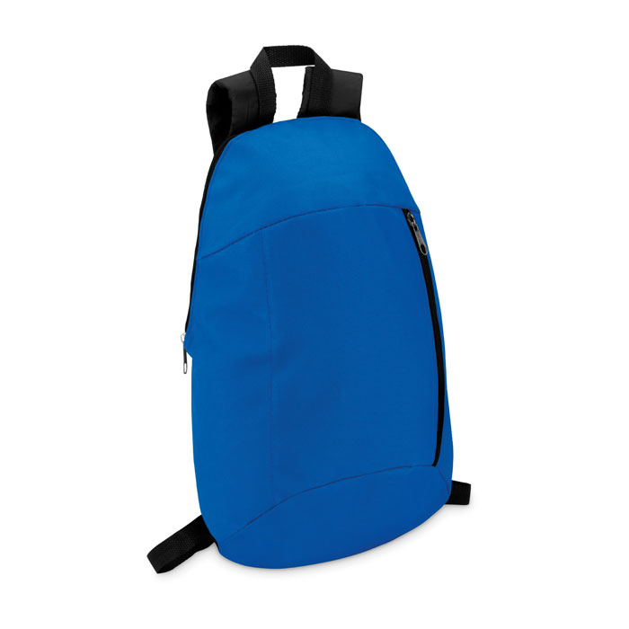 Backpack with front pocket Blu Royal item picture back