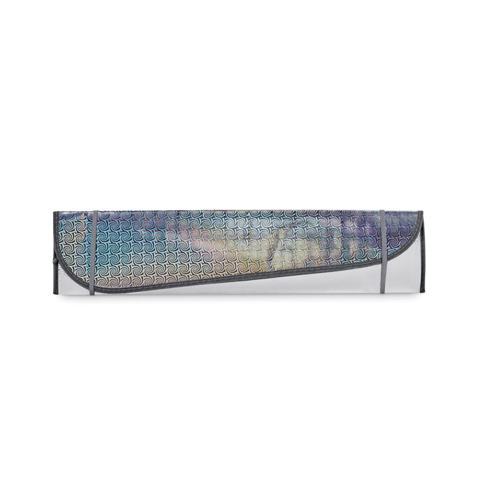 Foldable windscreen sunshade Argento Opaco item picture side