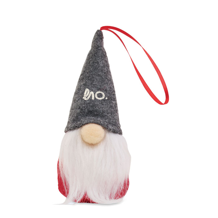 Felt gnome tree hanger Grigio item picture 1