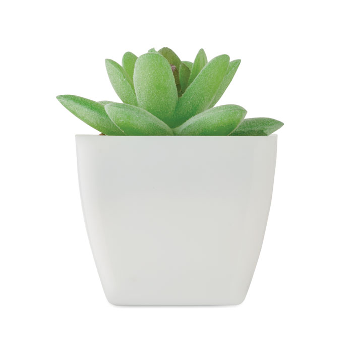 Mini pianta artificiale Bianco item picture back