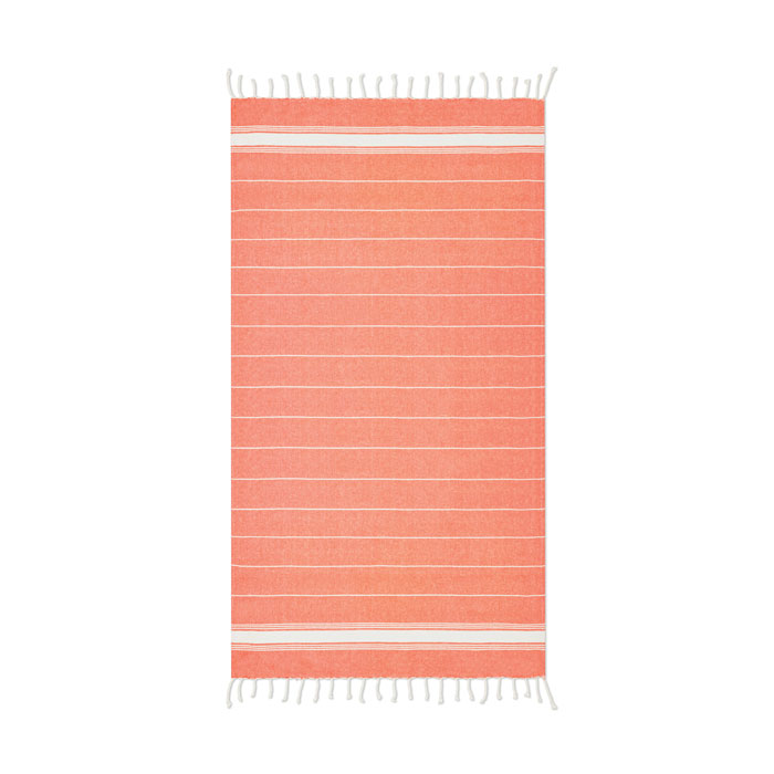 Beach towel cotton  180 gr/m² orange item picture front