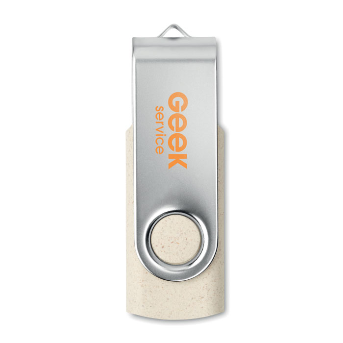USB in paglia Beige item picture printed