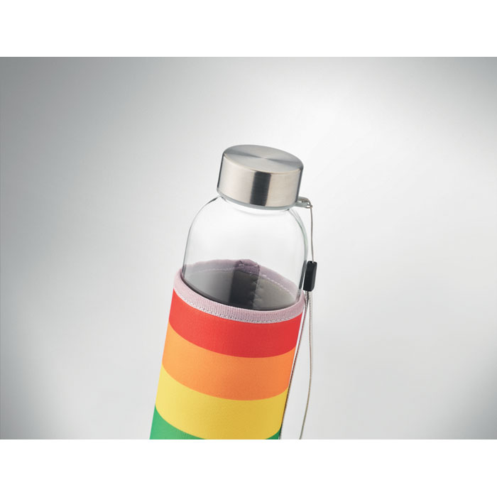 Bottiglia in vetro 500ml multicolour item detail picture