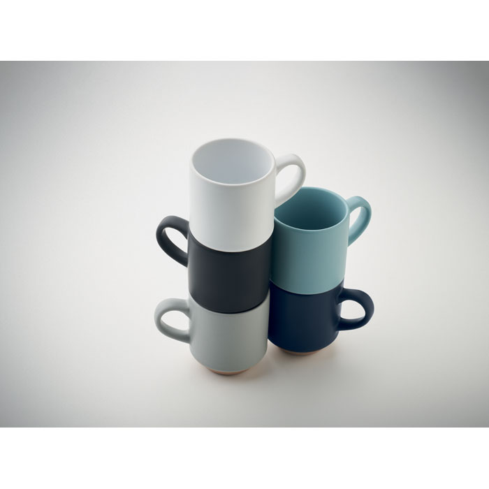 Tazza impilabile in ceramica da Bianco item picture 5