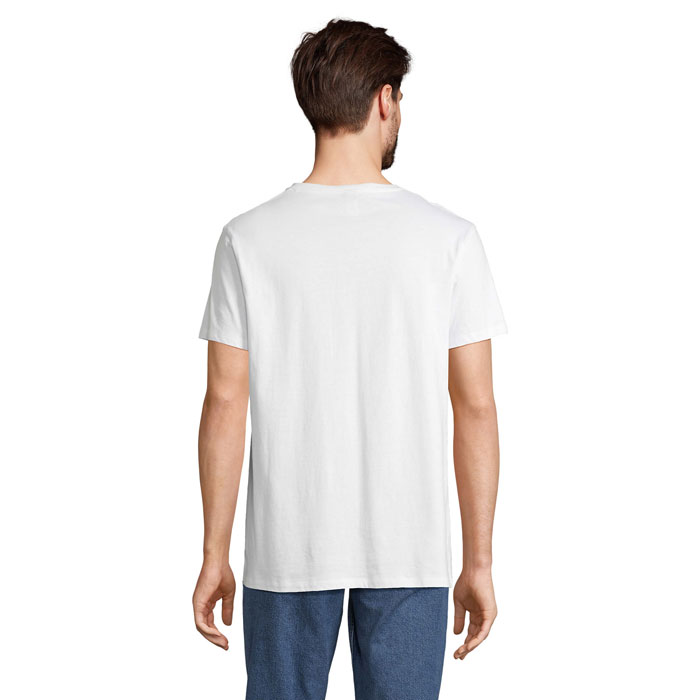 REGENT V V-NECK T-SHIRT Bianco item picture back