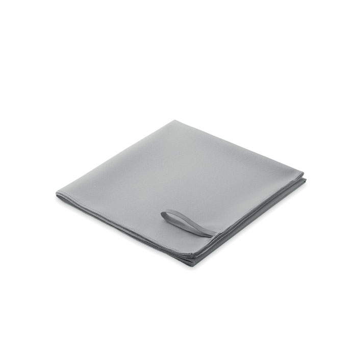 Asciugamano in microfibra Grigio item picture back