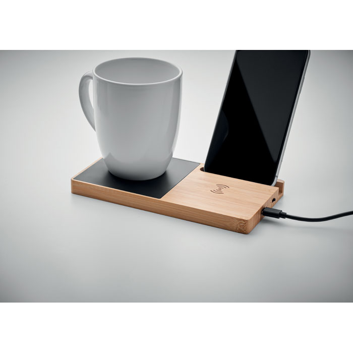 1Wireless charger mug warmer Legno item detail picture