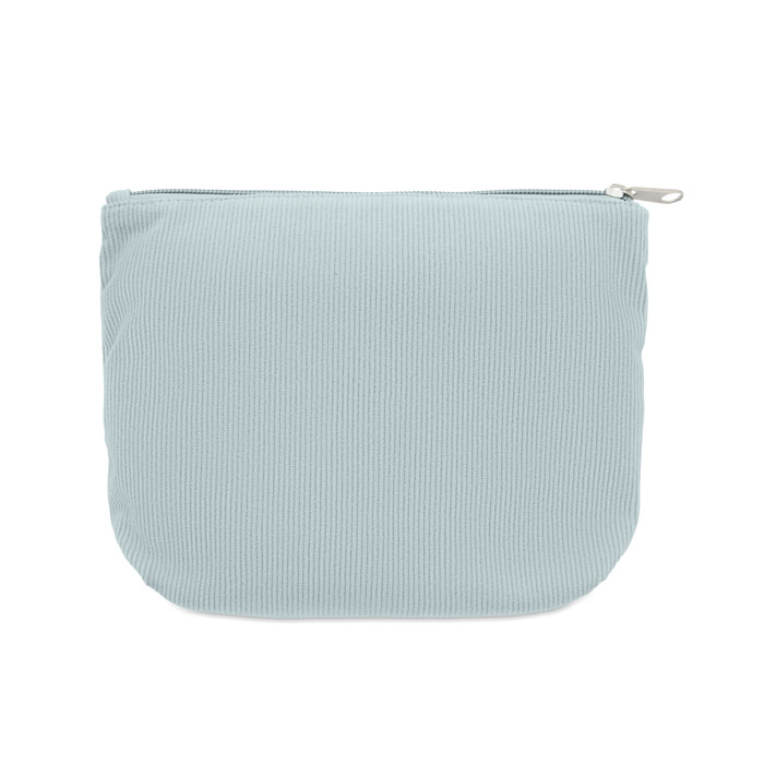 Porta cosmetici in velluto Blu Bambino item picture side