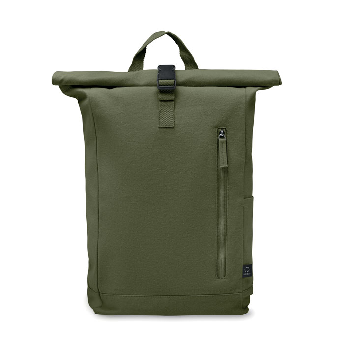 Roll top backpack 390 gr/m² Verde Militare item picture back