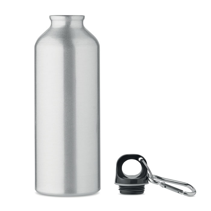 Recycled aluminium bottle 500ml Argento Opaco item picture side