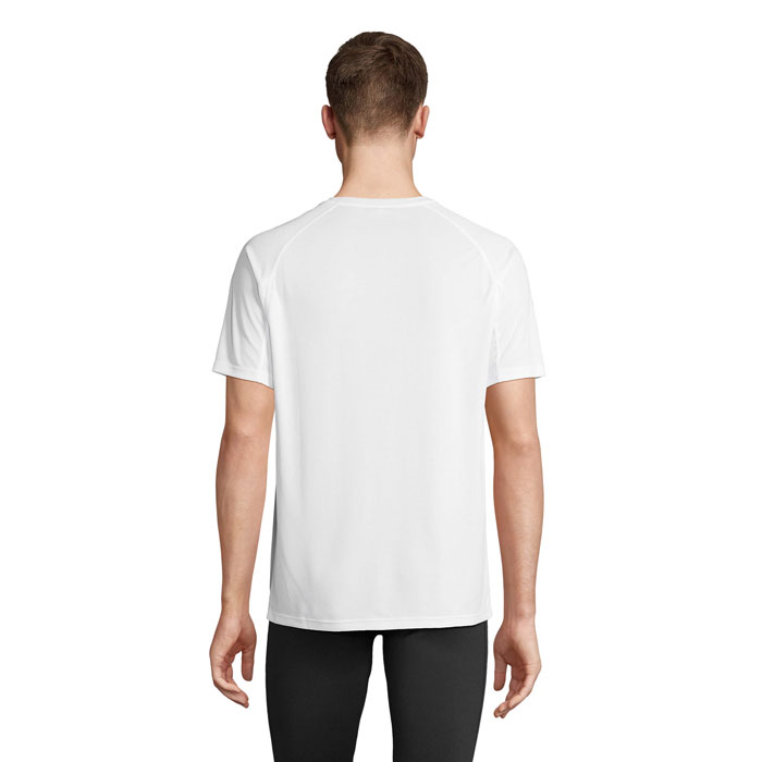 VORTEX RAGLAN T-SHIRT Bianco item picture back