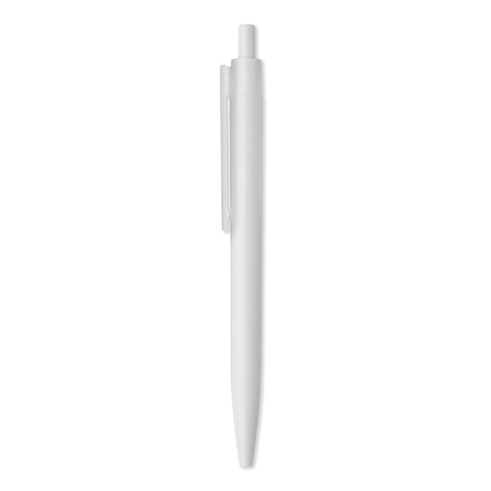 Ball pen in recycled ABS Bianco item picture side