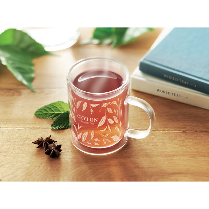 Double wall sublimation mug Trasparente item ambiant picture