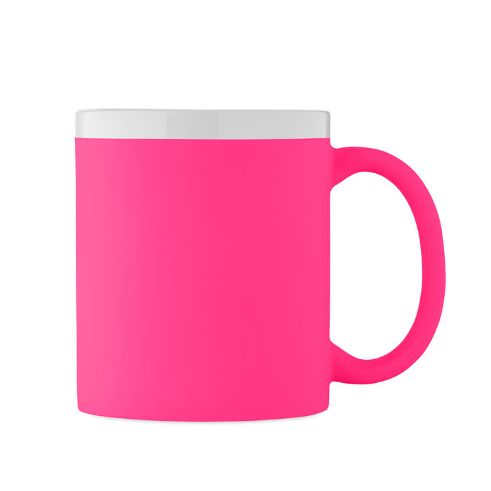 Ceramic mug 300ml Fucsia Neon item picture back