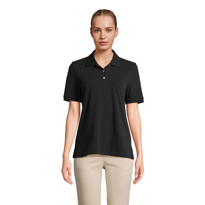 PACIFIC WOMEN POLO Nero / Nero Opaco item picture front