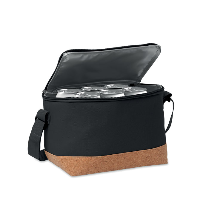 600D RPET cooler bag Nero item picture side