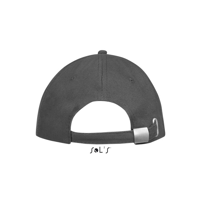 BUFFALO SIX PANEL CAP Dark Grey / Orange item picture back