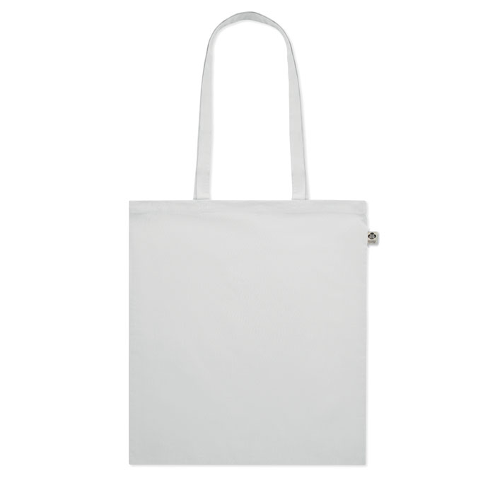 Organic Cotton shopping bag Bianco item picture side