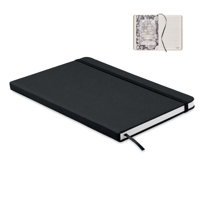 Notebook A5 in cartone black item picture front
