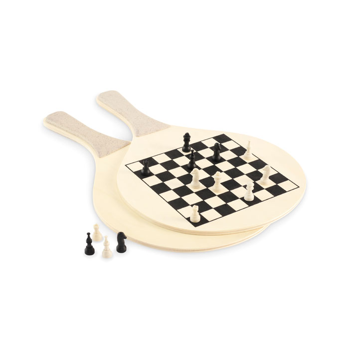 Set di racchette da spiaggia Legno item picture open