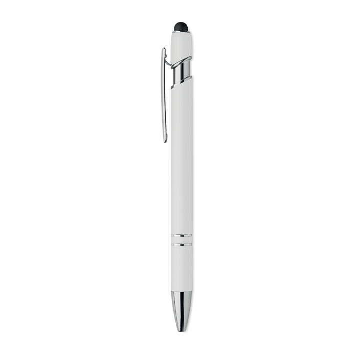 Penna in alluminio riciclato Bianco item picture side