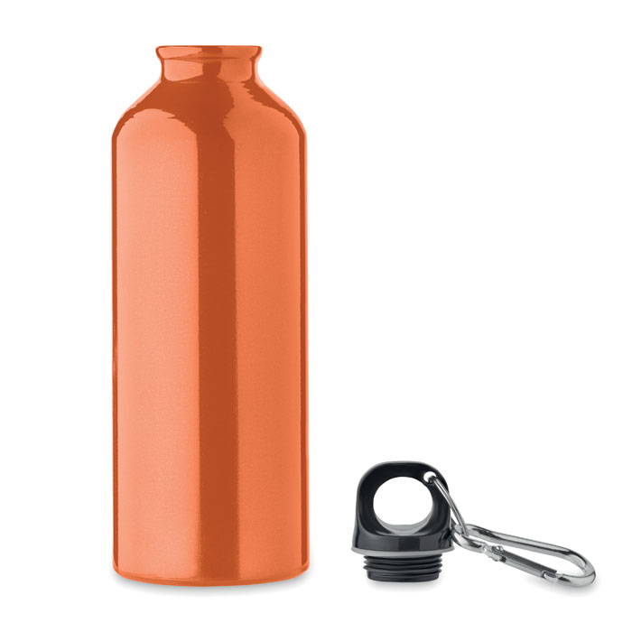 Recycled aluminium bottle 500ml Arancio item picture open