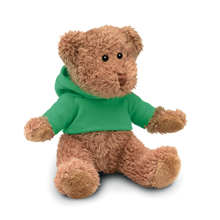 Teddy bear plus with hoodie Verde item picture side