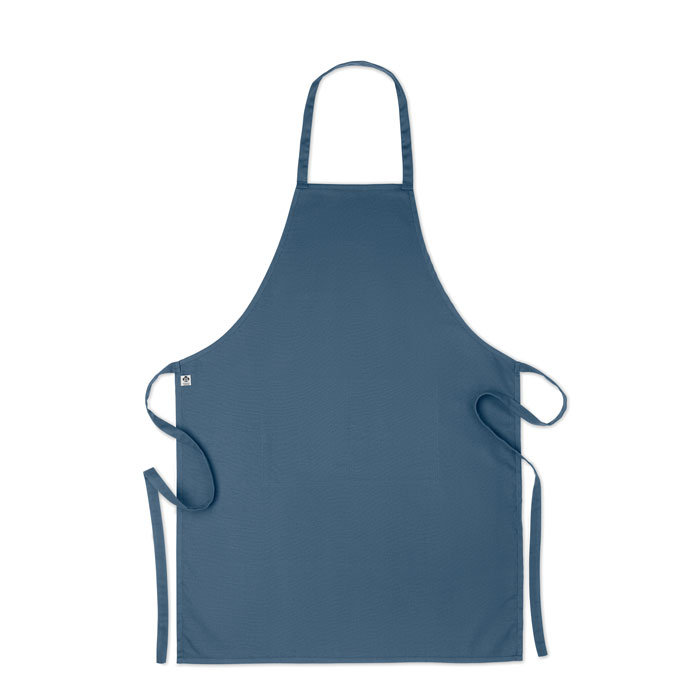 Organic cotton apron 200 gr/m² Blu item picture top