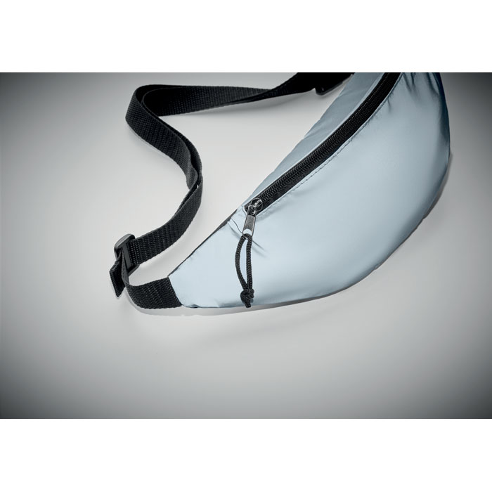 High reflective waist bag Argento Opaco item picture top